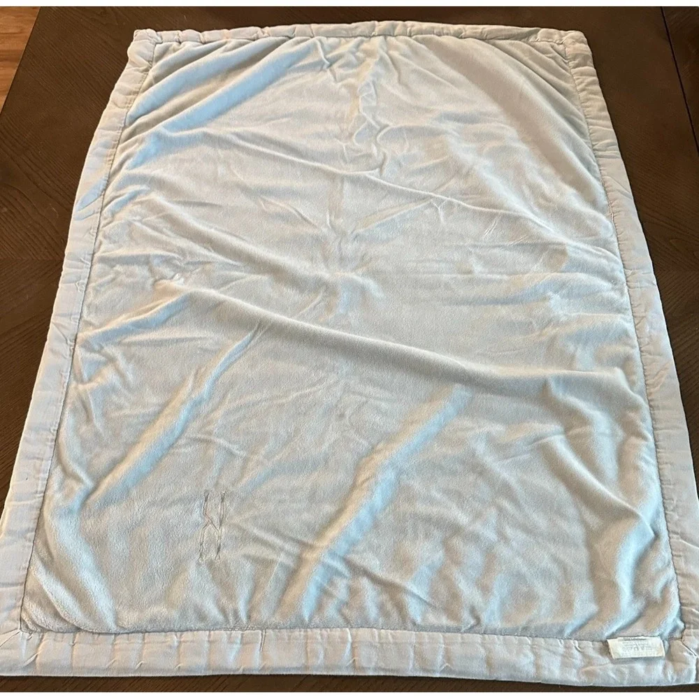 Monique Lhuillier Pottery Barn Kids Gray Soft Baby Lovey Blanket 30'' x 40